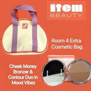 ITEM BEAUTY by Addison Rae Room 4 Extra Cosmetic Bag + Bronzer/Contour *BNIP